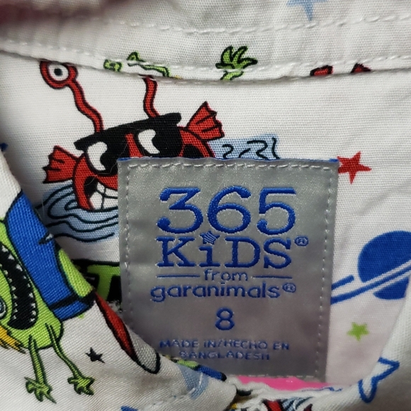 2X HOST PICK. NWT Boy's 365Kids Button Up Shirt Size 8 - Picture 2 of 3